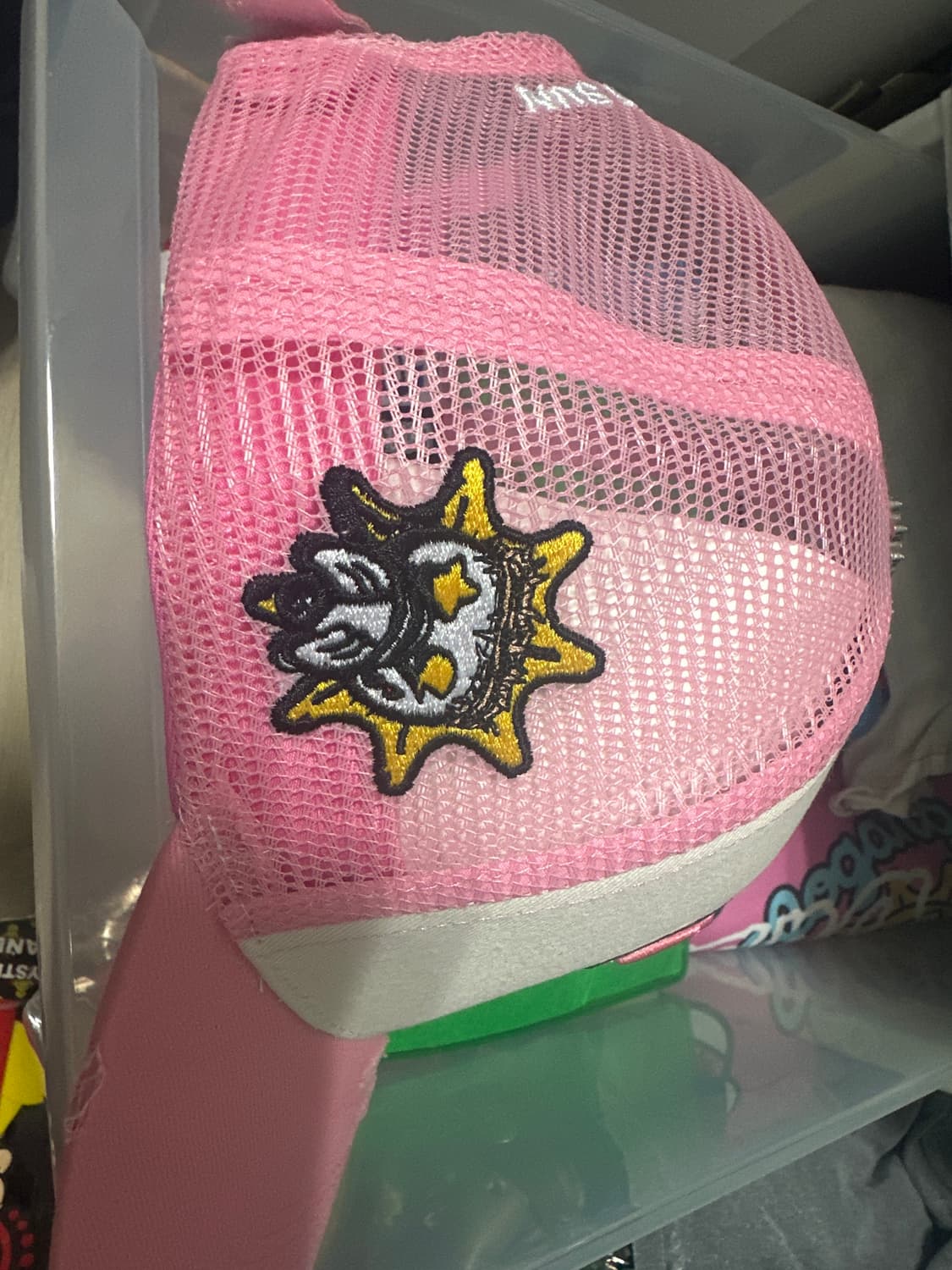 치프키프 글로갱 glogang 핑크 클래식 로고캡 매쉬캡 새상품 상품이미지5