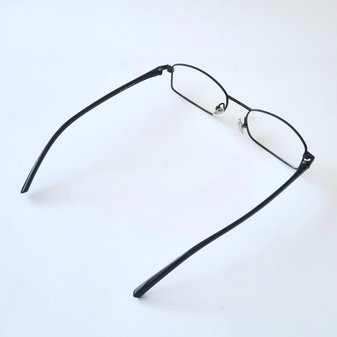 데드스탁 지적인 무드 매트 블랙 슬림 메탈 안경테 676 상품이미지5