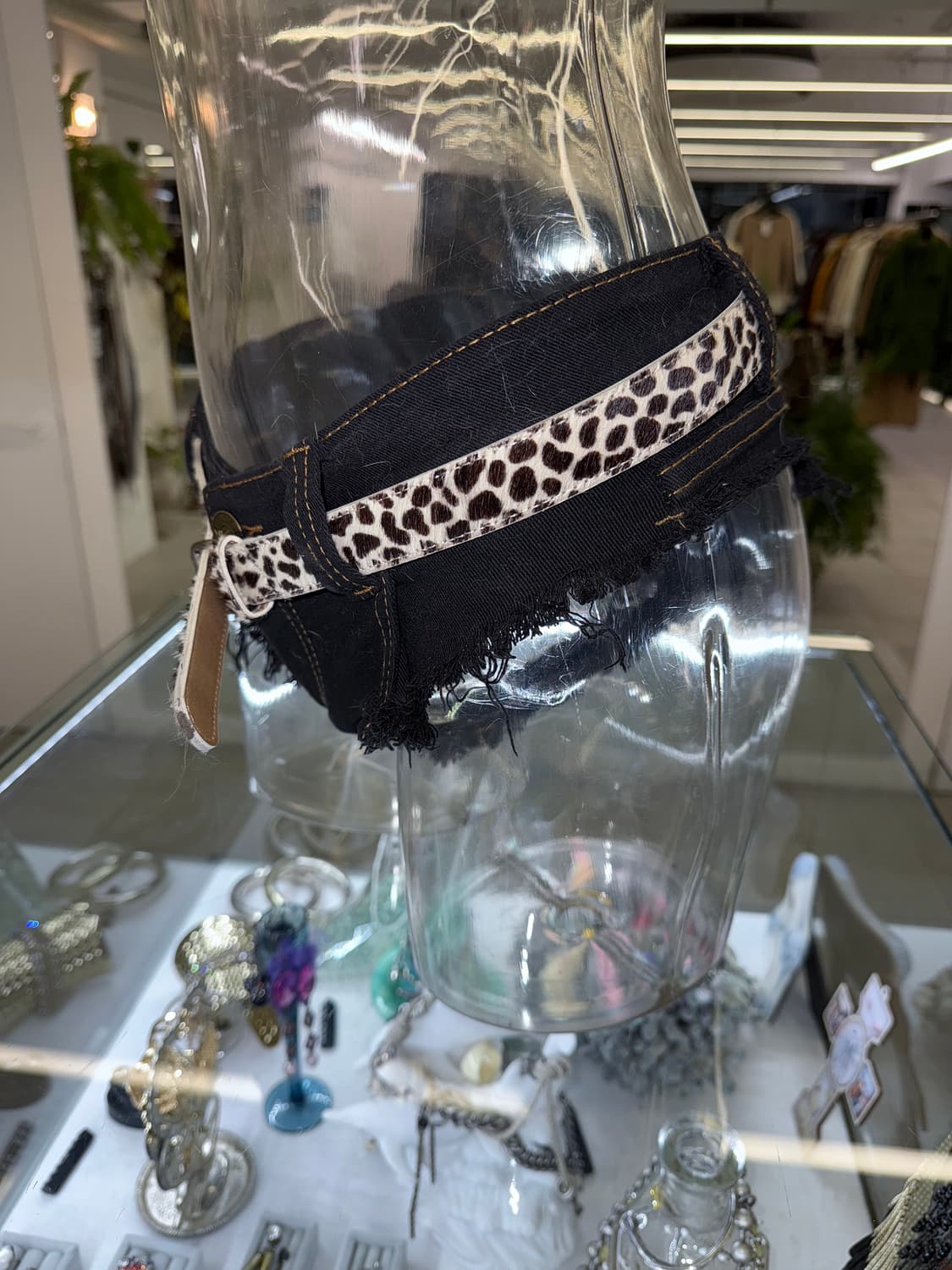 calf hair thin belt 상품이미지2