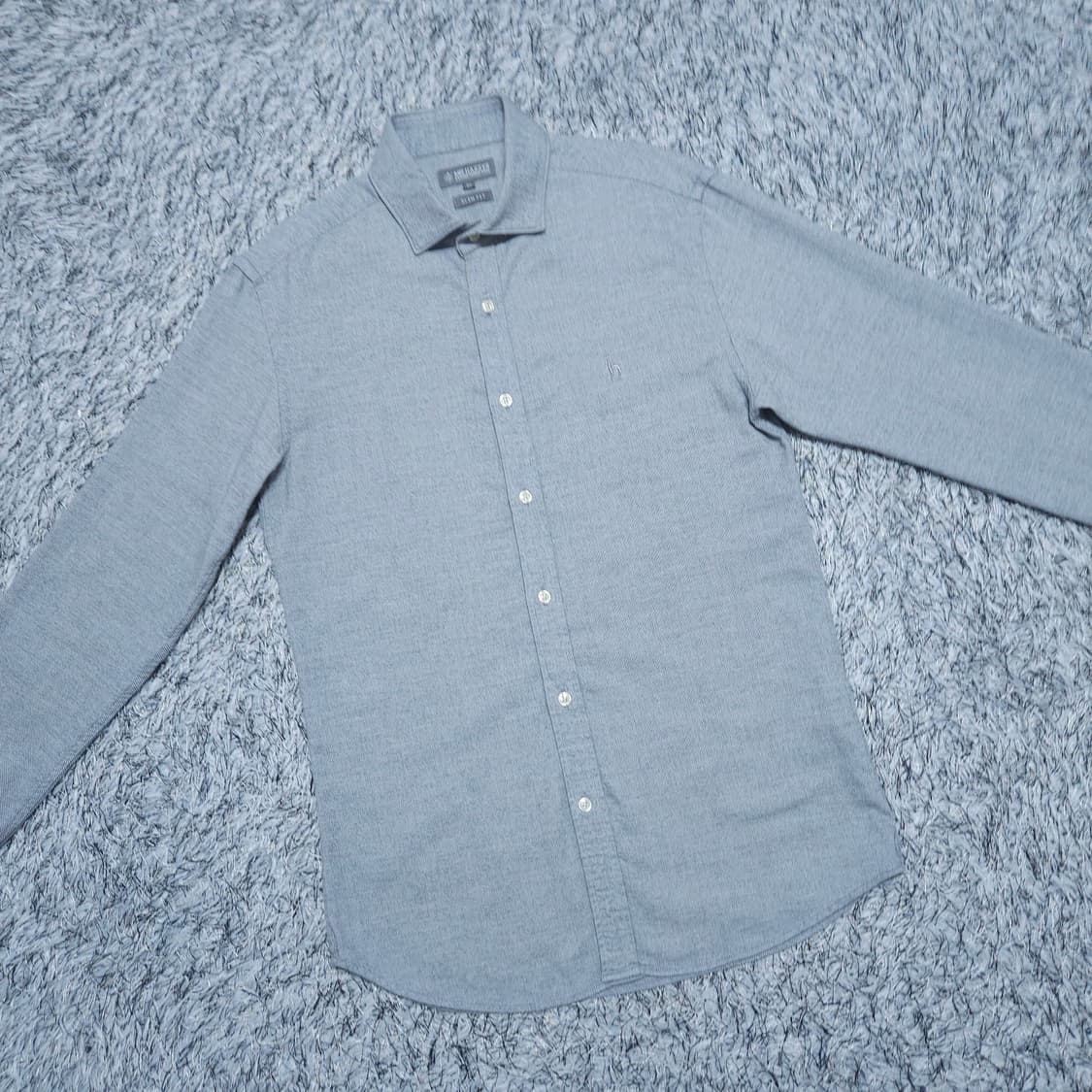 헤지스)슬림95 남자 체크셔츠남방 / 왕눈이샵 상품이미지2