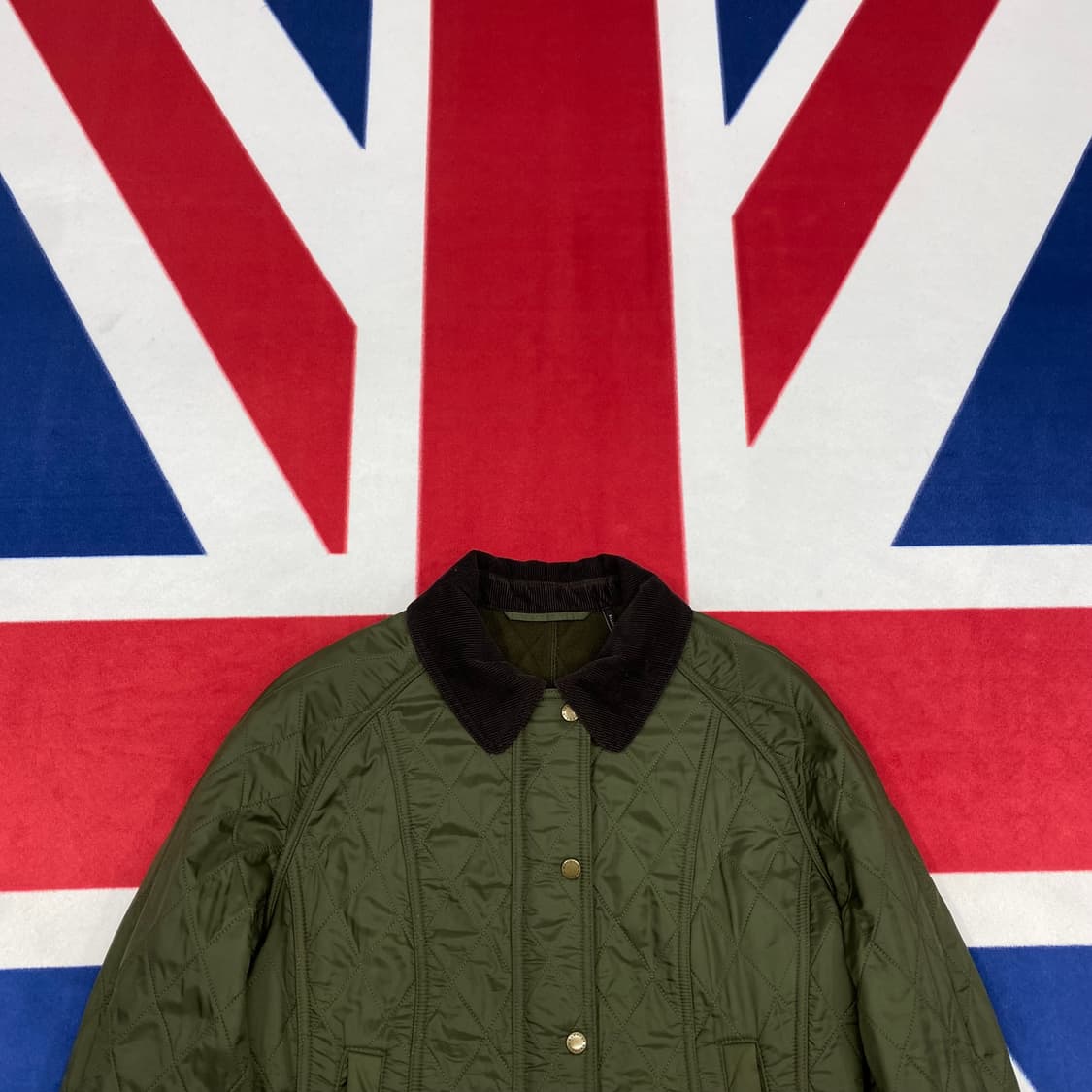 바버 비드넬 퀼팅자켓  uk14 실측 여성66 상품이미지2