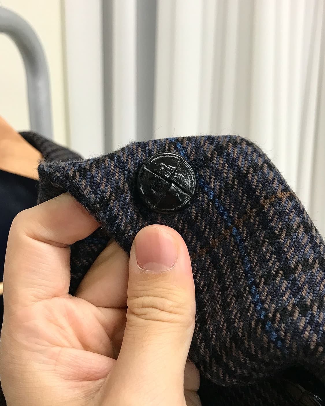 버버리 캐시미어 체크 블레이저 자켓 상품이미지3