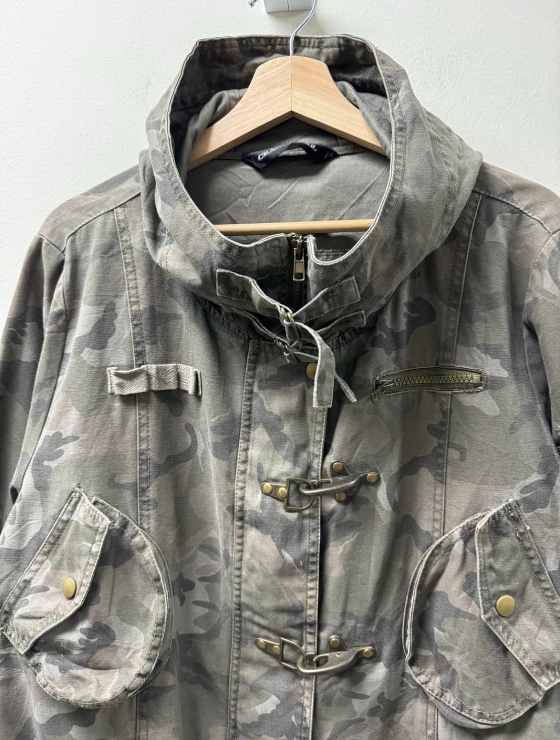 Crazy Angel 멀티포켓 카모 후드 자켓 상품이미지2