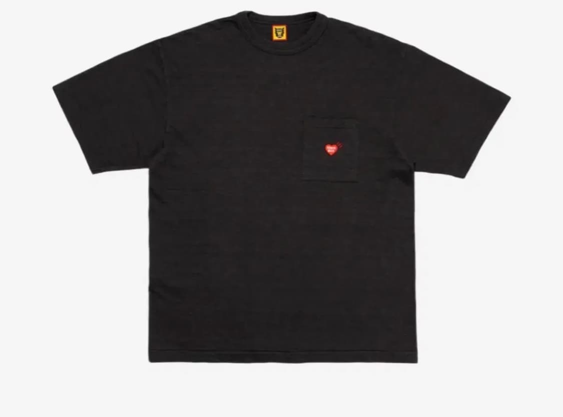 [2XL] 휴먼 메이드 포켓 티셔츠 블랙 상품이미지1