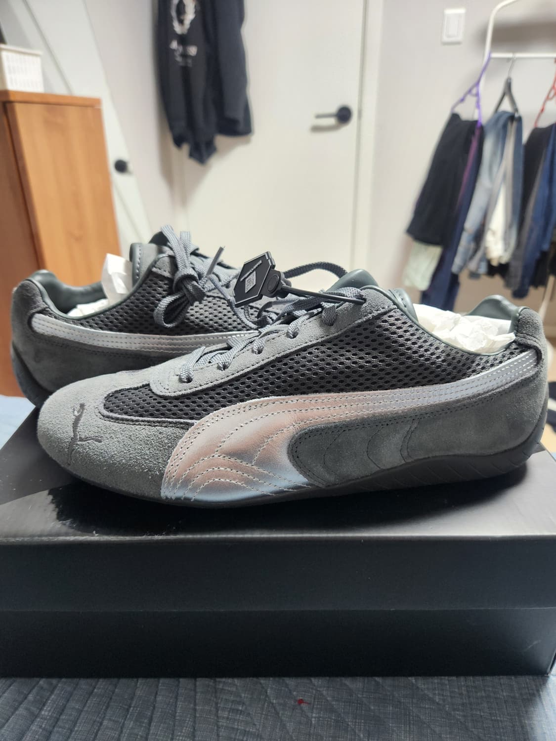 푸마 스피드캣 프리미엄 그레이 매트 실버 상품이미지1