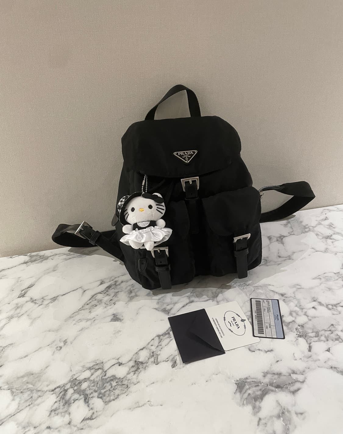 정품 프라다 백팩 스몰 상품이미지2