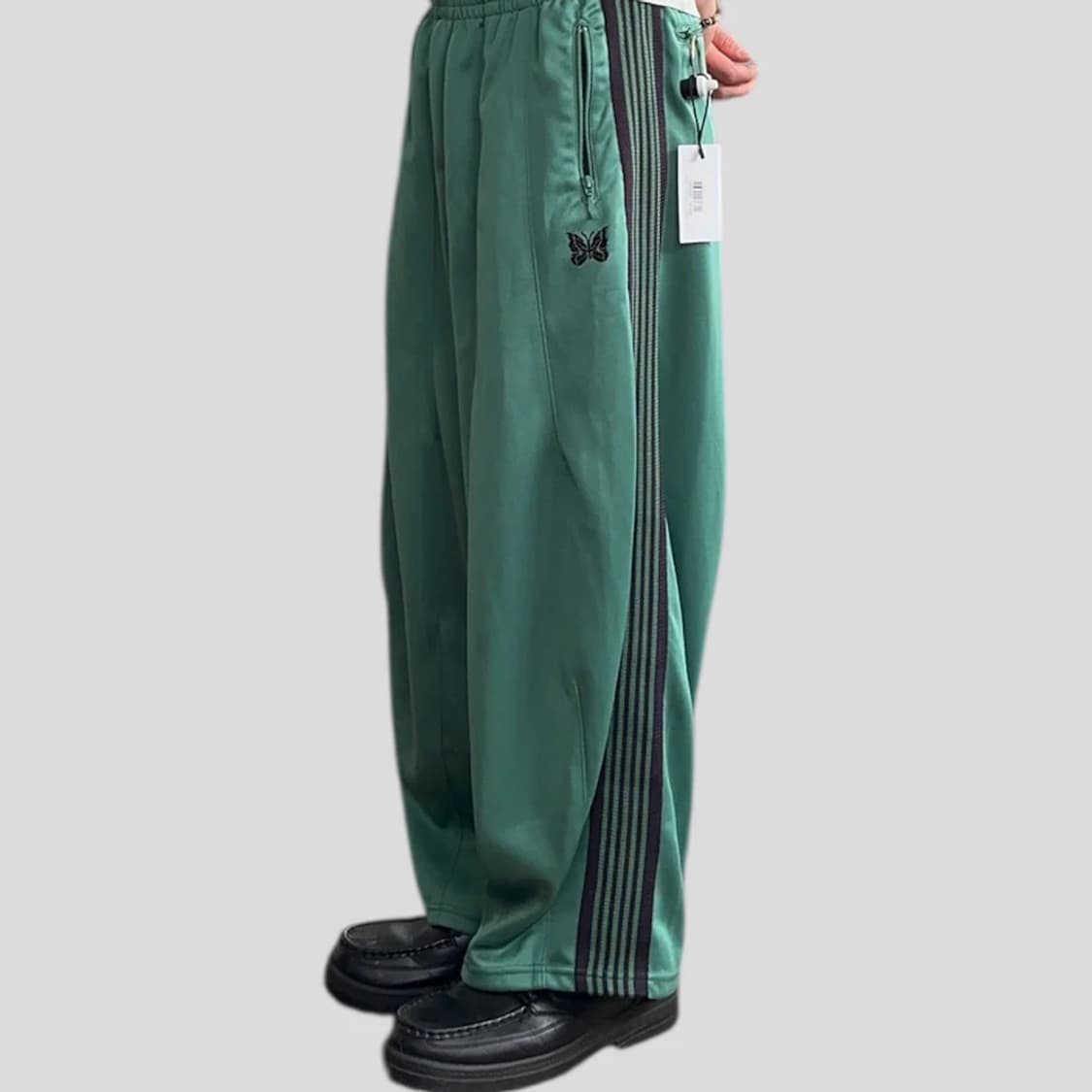 [M] 니들스 hb 트랙팬츠 에메랄드 그린 상품이미지1