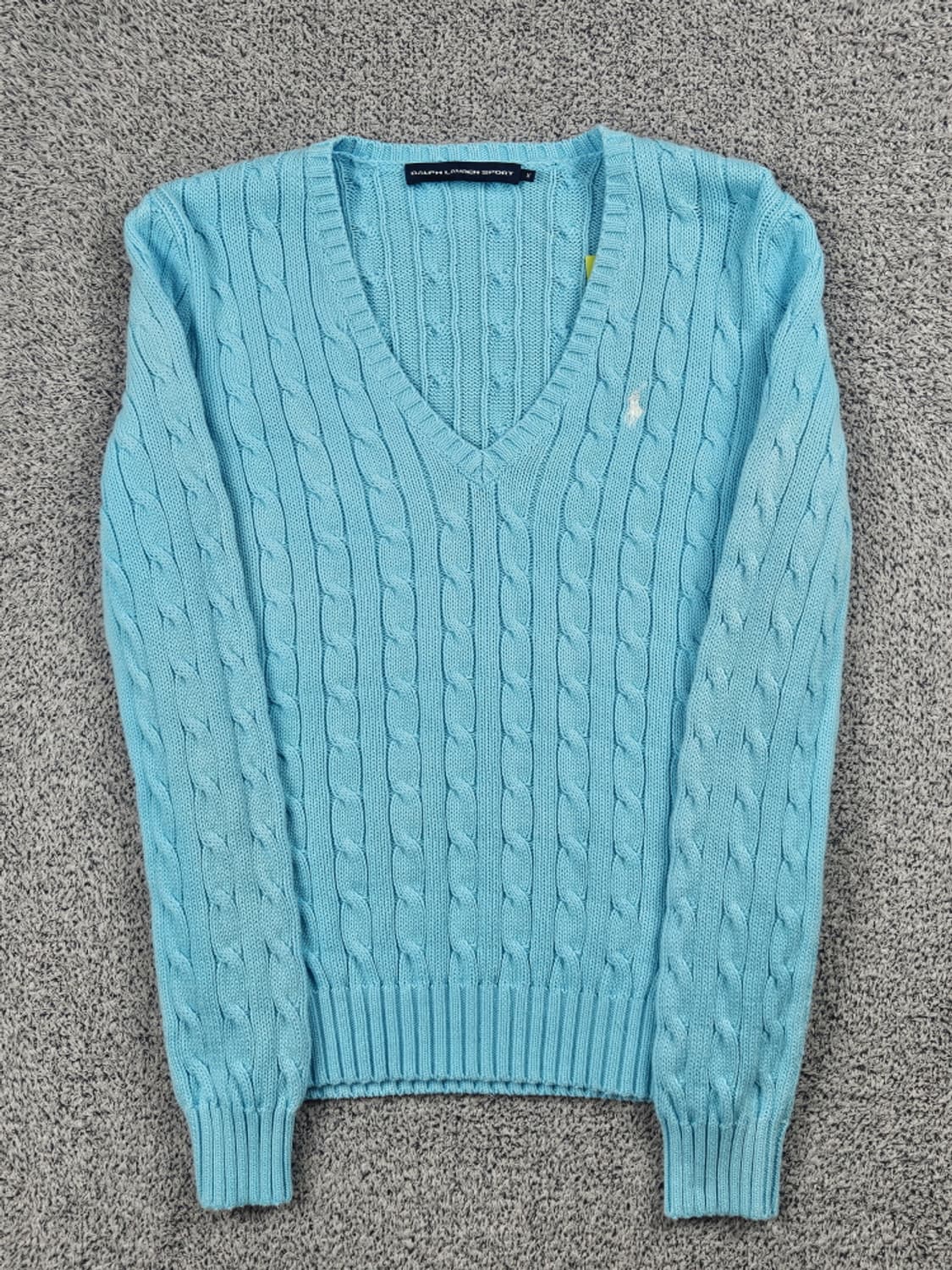 폴로랄프로렌스포츠 브이넥 트위드티드 케이블 니트 ( M ) / 10505 상품이미지2