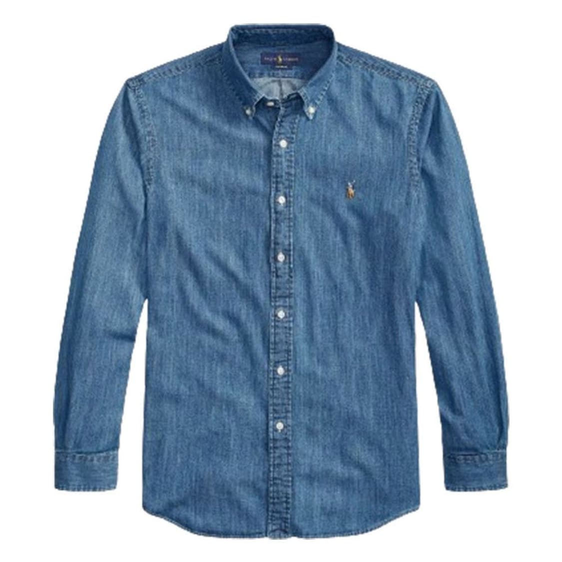 폴로 랄프로렌 포니로고 데님셔츠 커스텀핏 XL 상품이미지1