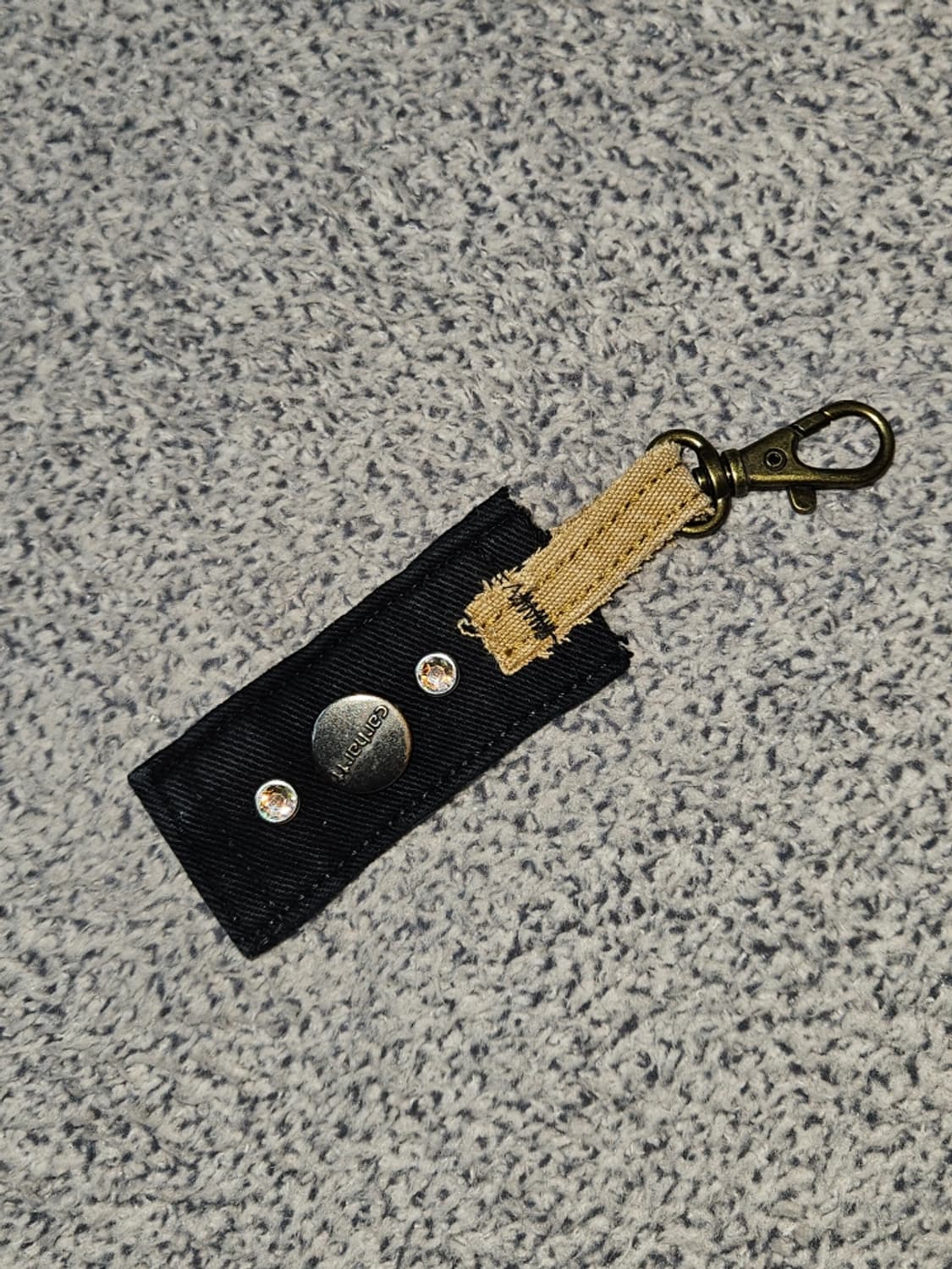 칼하트 버튼 핸드메이드 커스텀 카라비너 키링 / 11905 상품이미지1