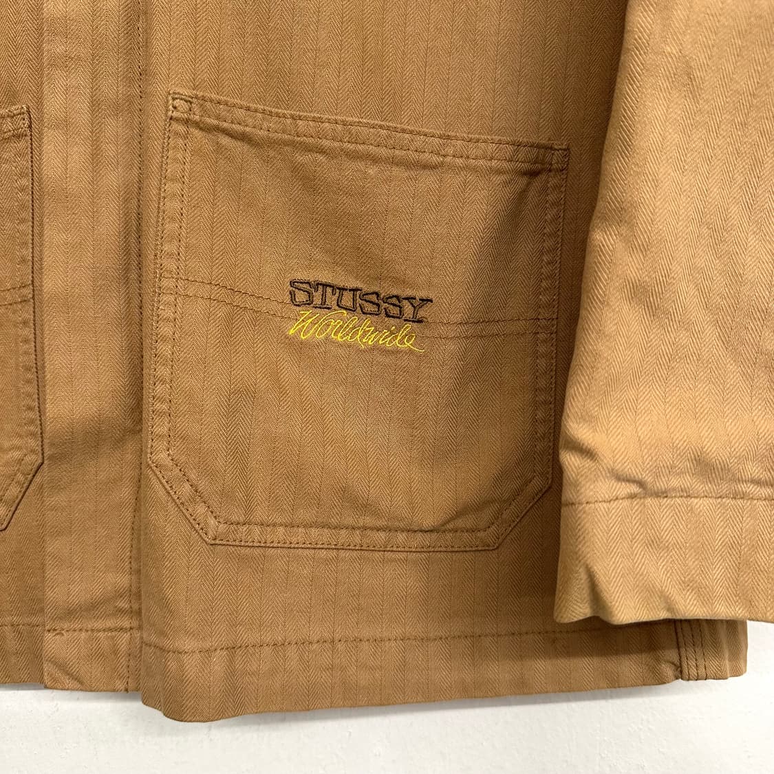 00‘s 스투시 헤링본 트윌 워크자켓 상품이미지2