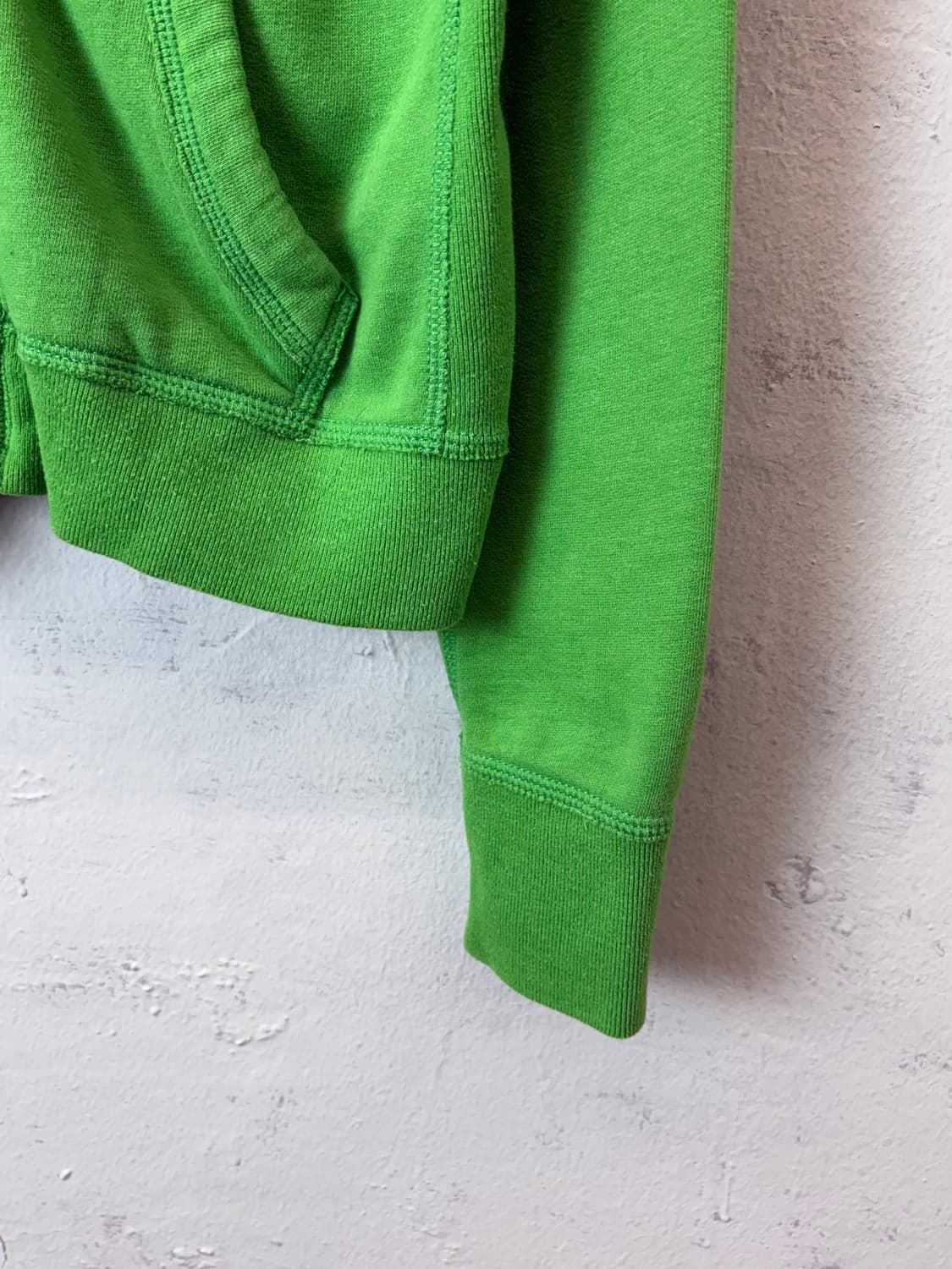 아베크롬비 로고 그린 후드집업 상품이미지3