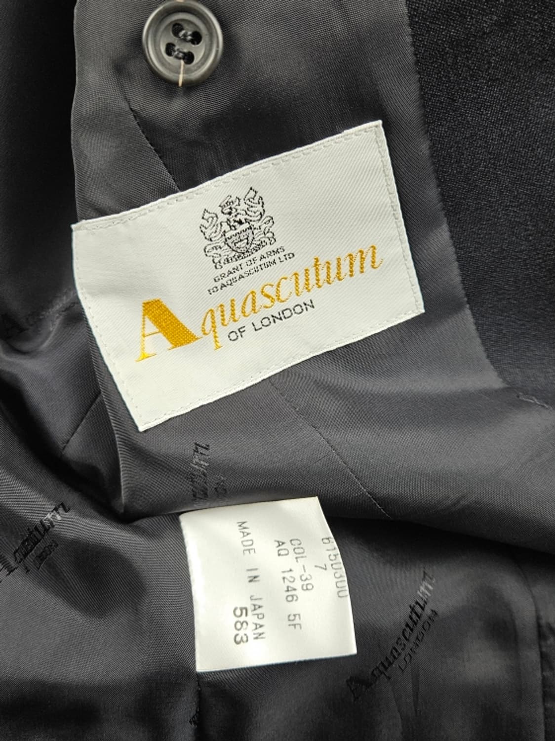 아쿠아스쿠톰 오브 런던 금장 블레이저 자켓 (상세설명참조) / 10655 상품이미지8