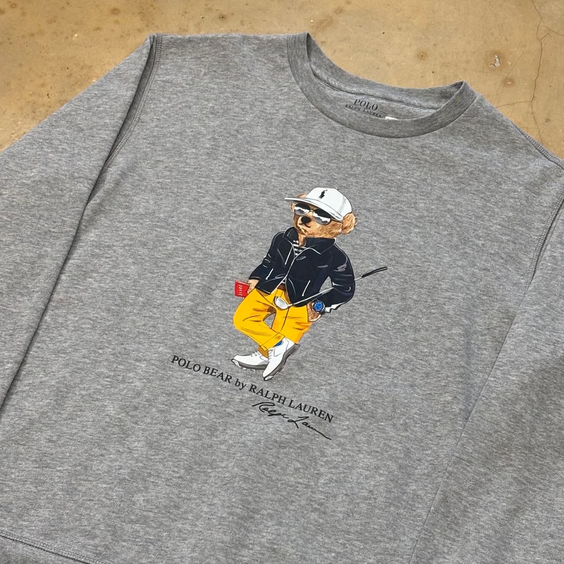 🫶🏻 폴로랄프로렌 폴로베어 골프 그레이 맨투맨 🫶🏻 상품이미지2
