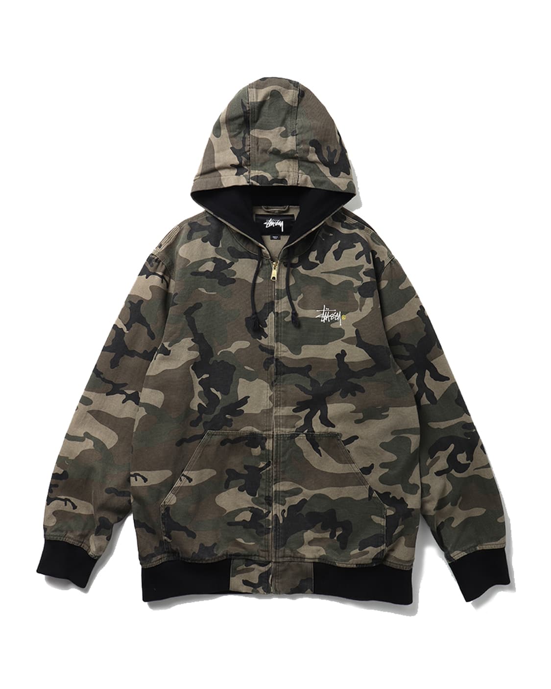 스투시 STUSSY Camo Canvas Zip Hoodie 상품이미지1