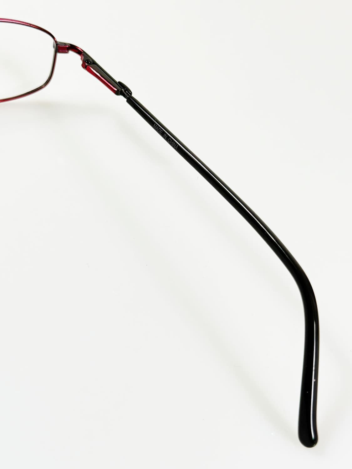 90s CHEVIGNON 블랙메탈 슬림 스퀘어 빈티지 안경 상품이미지6