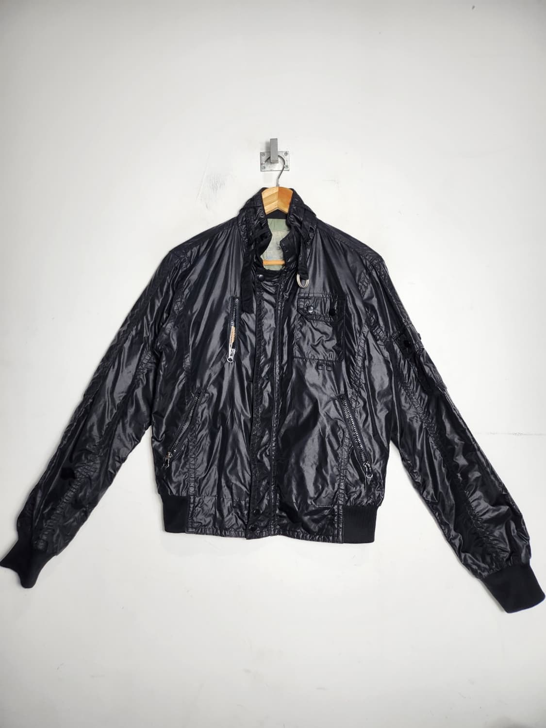 빈티지 나일론 바이커자켓 상품이미지1