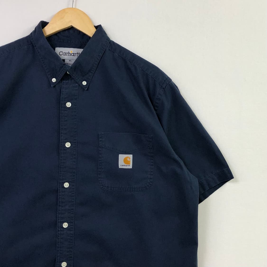 XL 칼하트 네이비 워크 셔츠 상품이미지1