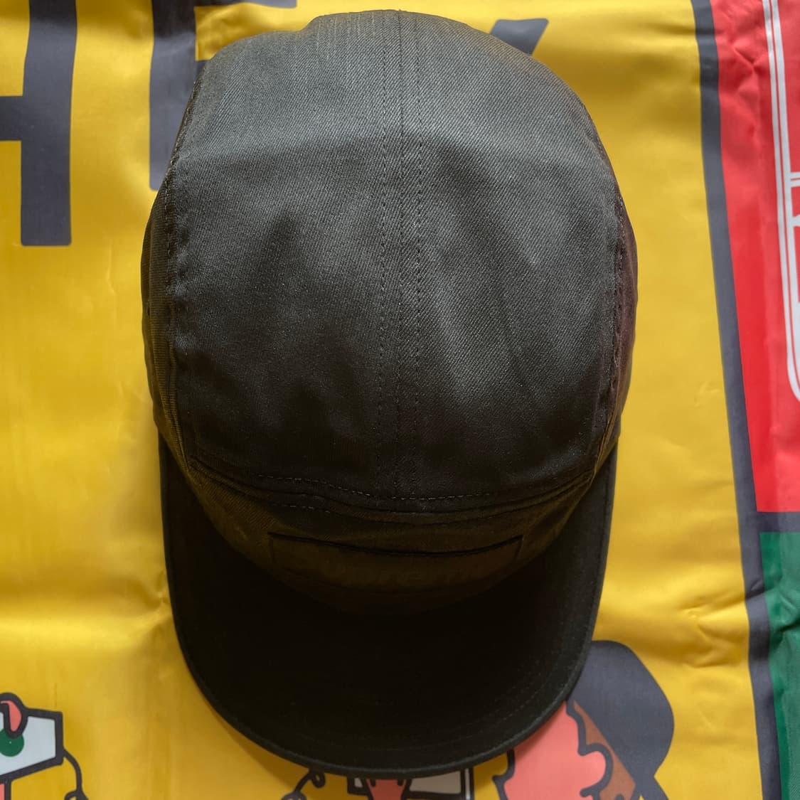 슈프림 MM6 페인티드 캠프캡 블랙 24SS 상품이미지2