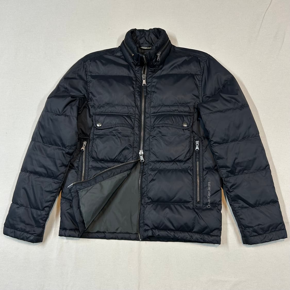 M) 캘빈클라인 진 테크니컬 멀티포켓 경량 패딩 점퍼 상품이미지1