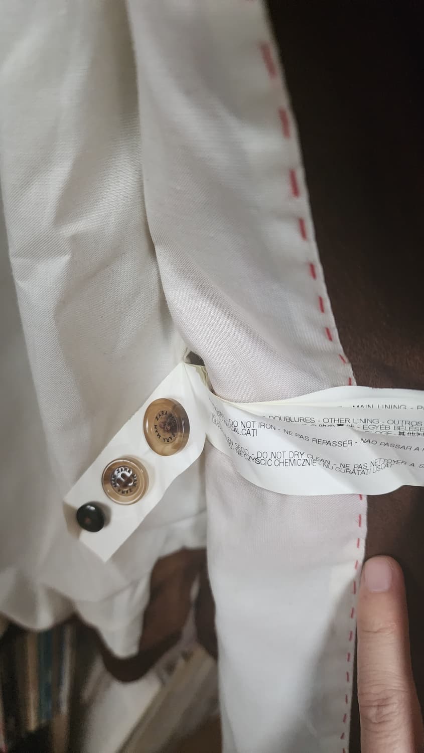 자라 맨(ZARA MAN) 데님 꾸뛰르 스웨이드 셔츠 자켓 상품이미지7