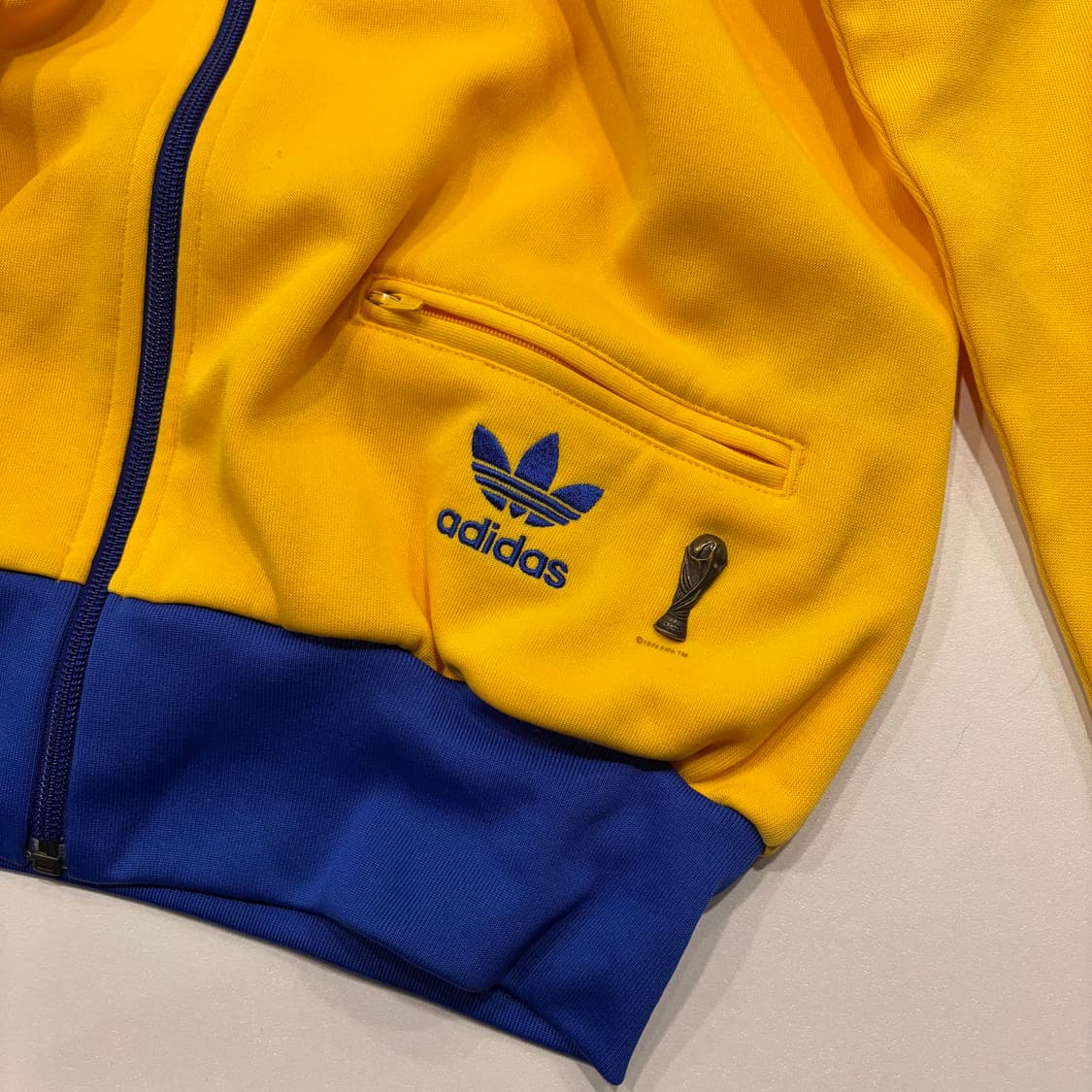 [M] 06s 아디다스 스웨덴 트랙탑 져지 노랑색 C32 상품이미지7