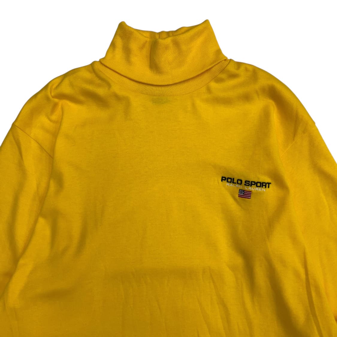폴로 랄프로렌 옐로우 터틀넥 롱슬리브 S 상품이미지4