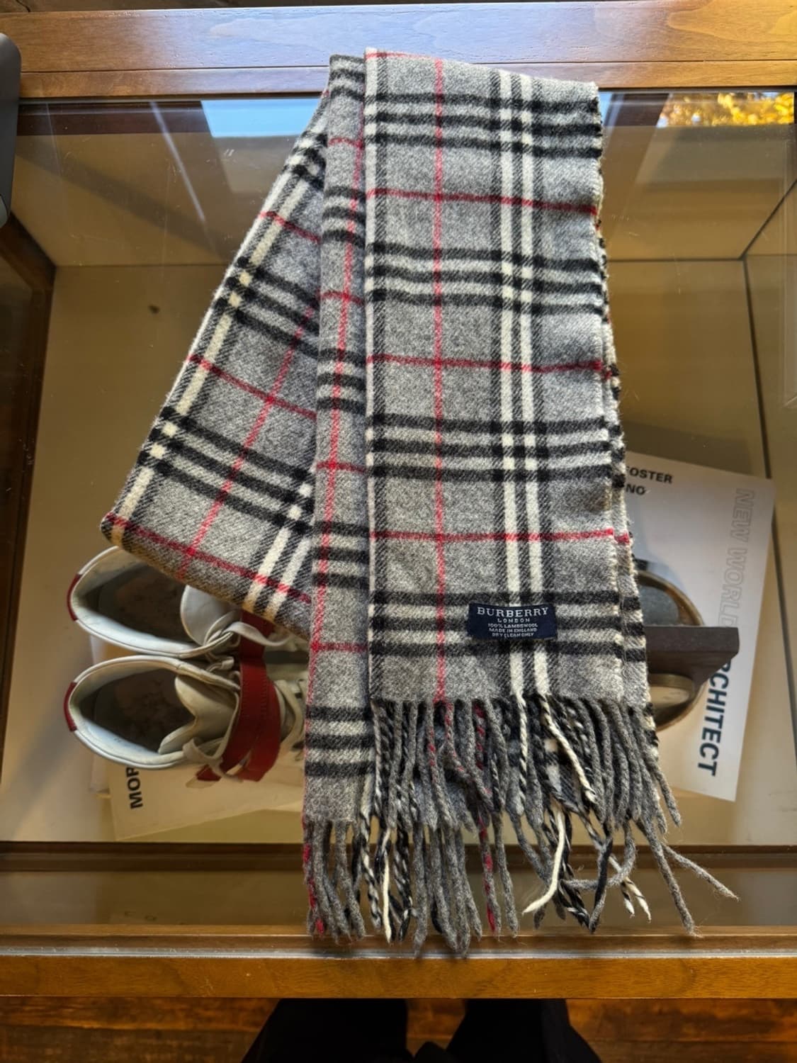 버버리 캐시미어 머플러 상품이미지7