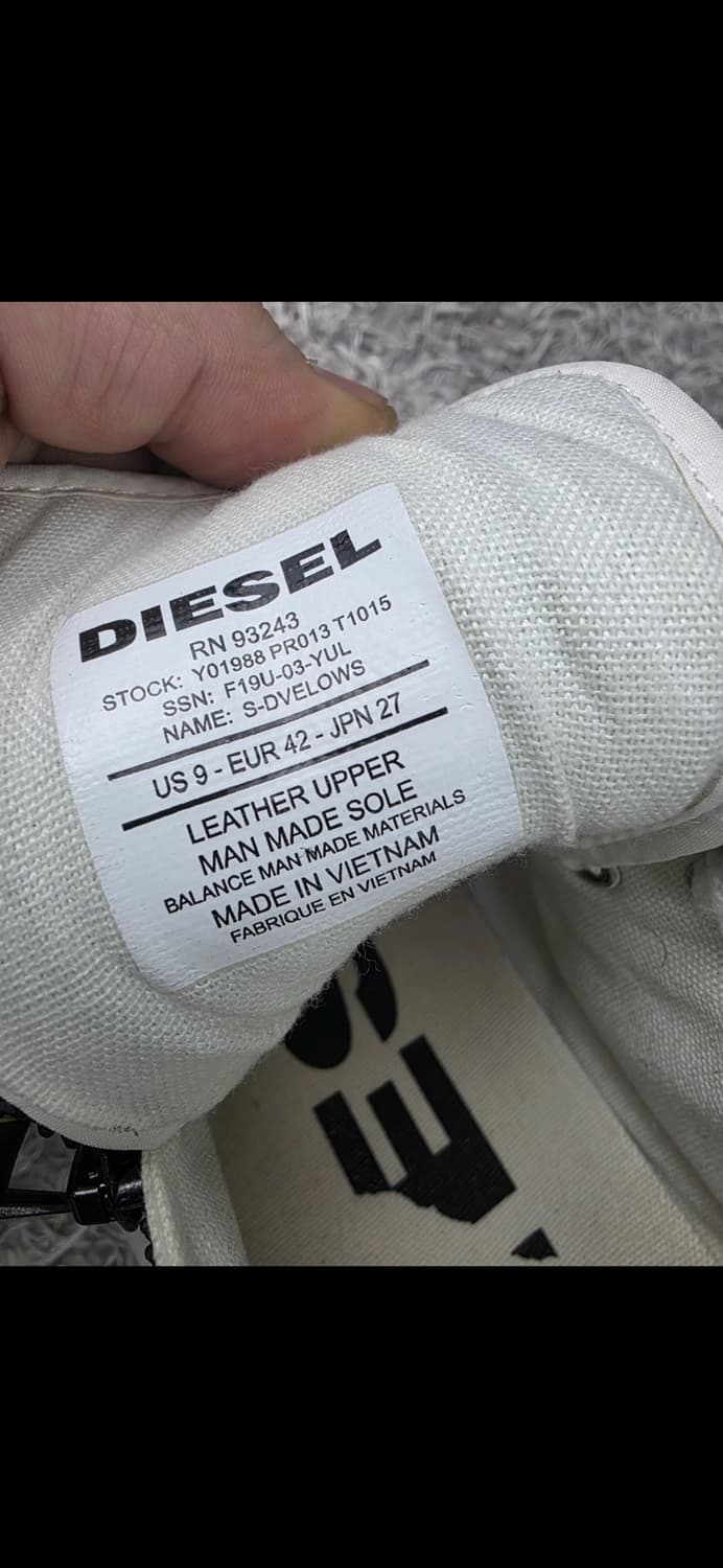 디젤 스니커즈 하이탑 트레이너 스타 270 상품이미지7