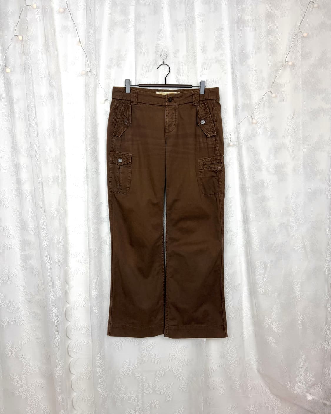 J.CREW brown cotton cargo pants 상품이미지1