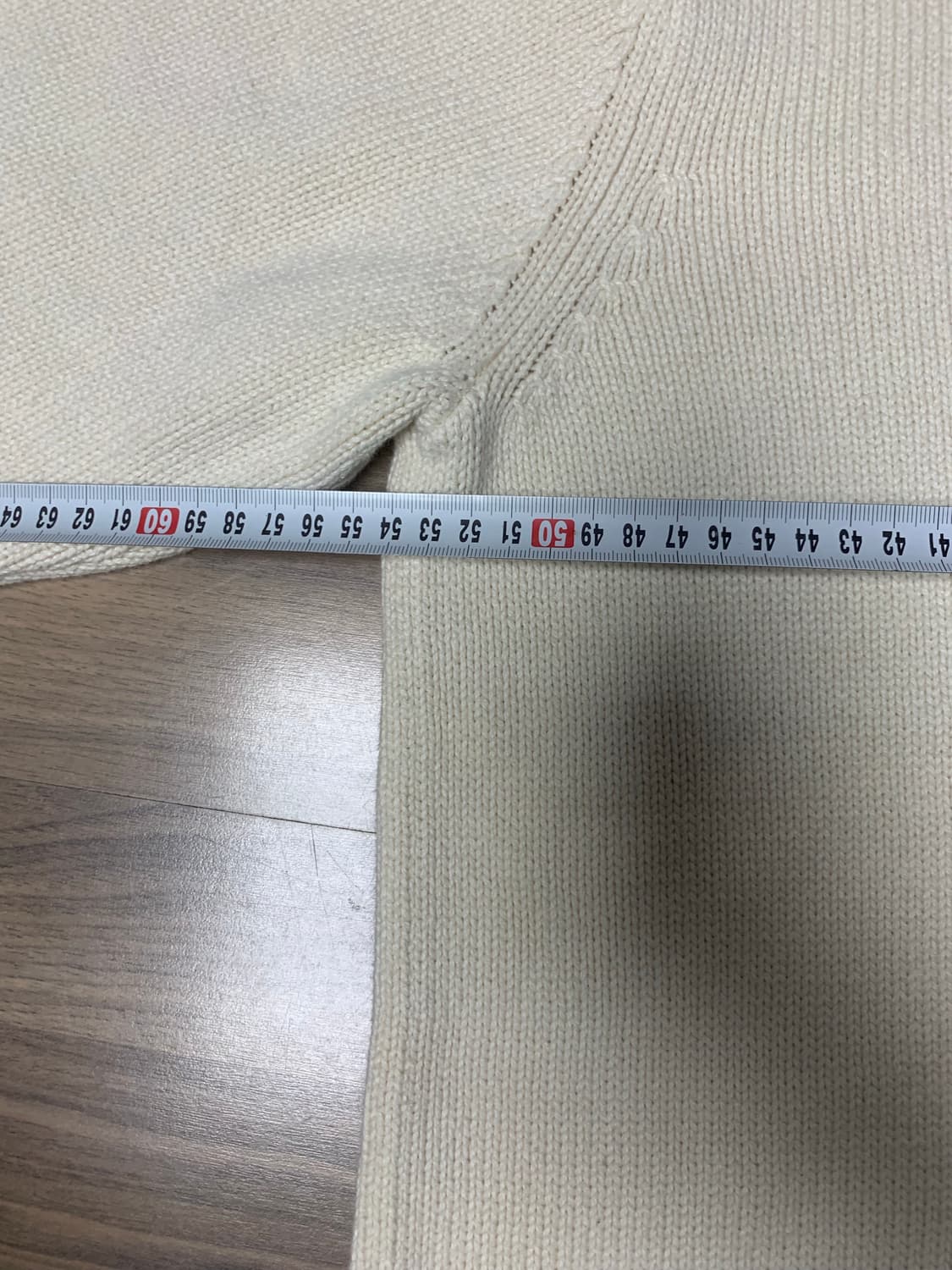 폴로성조기 니트,아이보리,L 상품이미지8