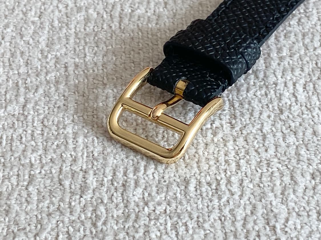 에르메스 H아워 1.201 금장 여성용 쿼츠 PM 스몰 사이즈 상품이미지9