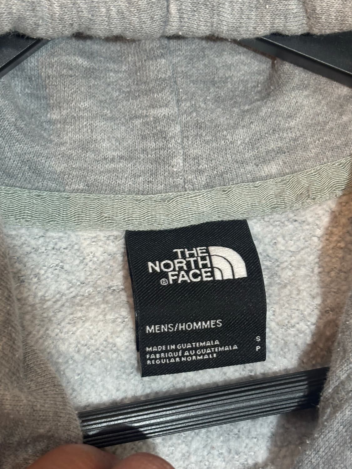 노스페이스 그레이 후드티 S 상품이미지5