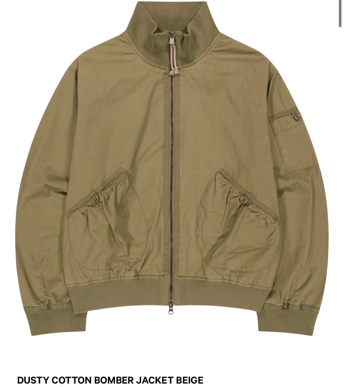 코이세이오 더스트 코튼 봄버 자켓 베이지 상품이미지1