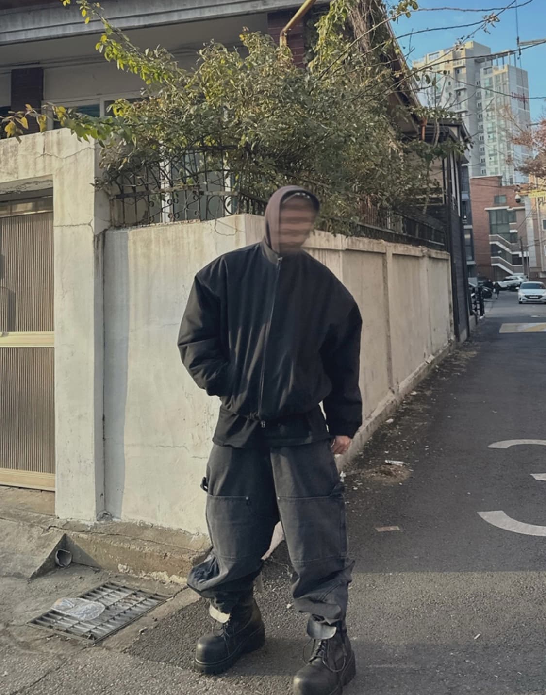 논노드 몰스킨 봄버 블랙 OS SIZE 상품이미지3