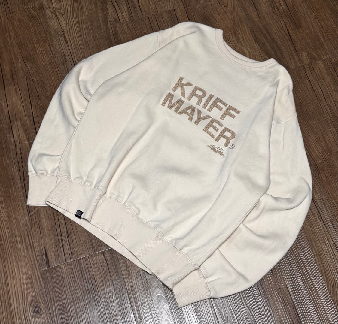 크리프 메이어 캐주얼 기모 맨투맨 상품이미지1