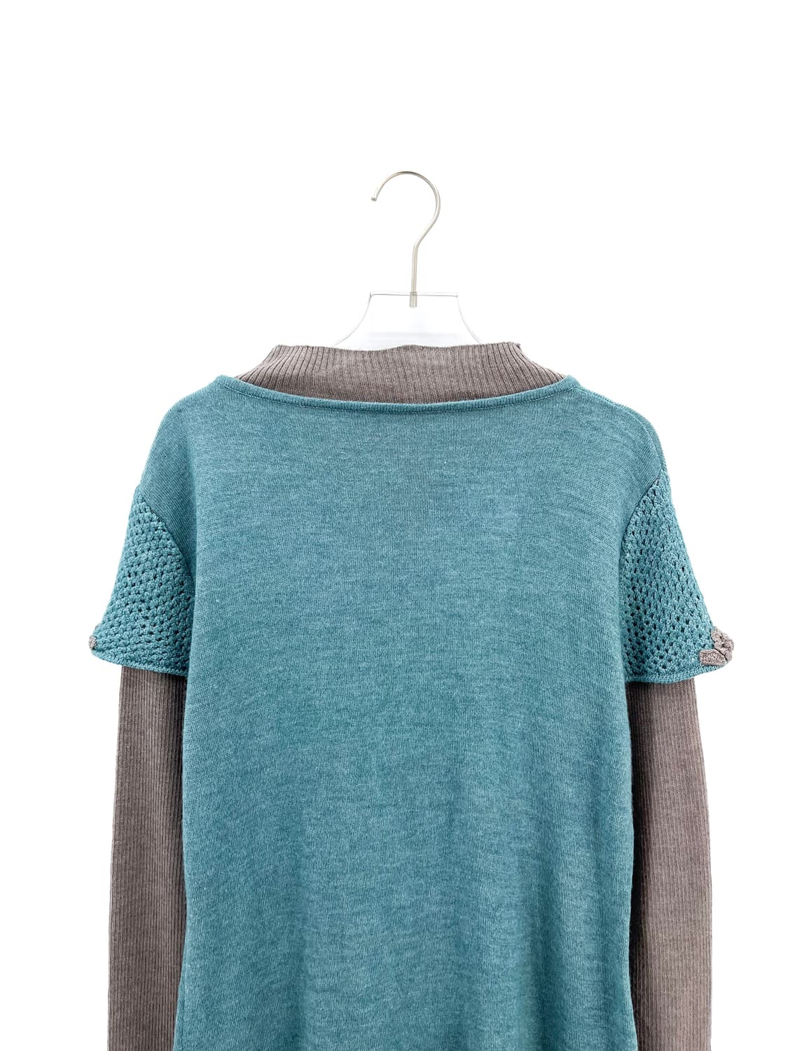 빈티지 울 블렌드 레이어드 니트 상품이미지6