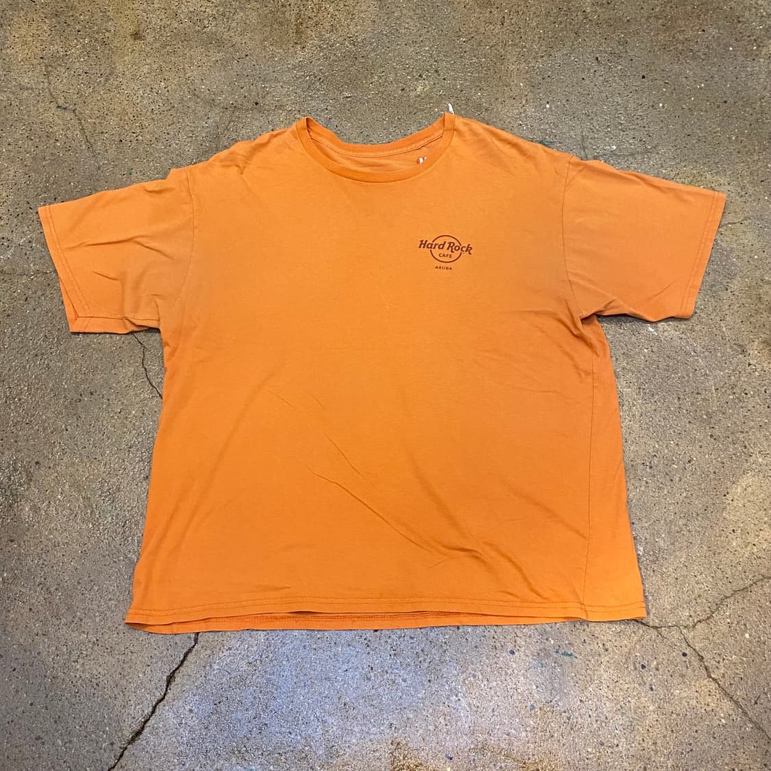 미국 빈티지 하드락 카페 아루바 ARUBA 투어티 락티셔츠 반팔티 상품이미지3