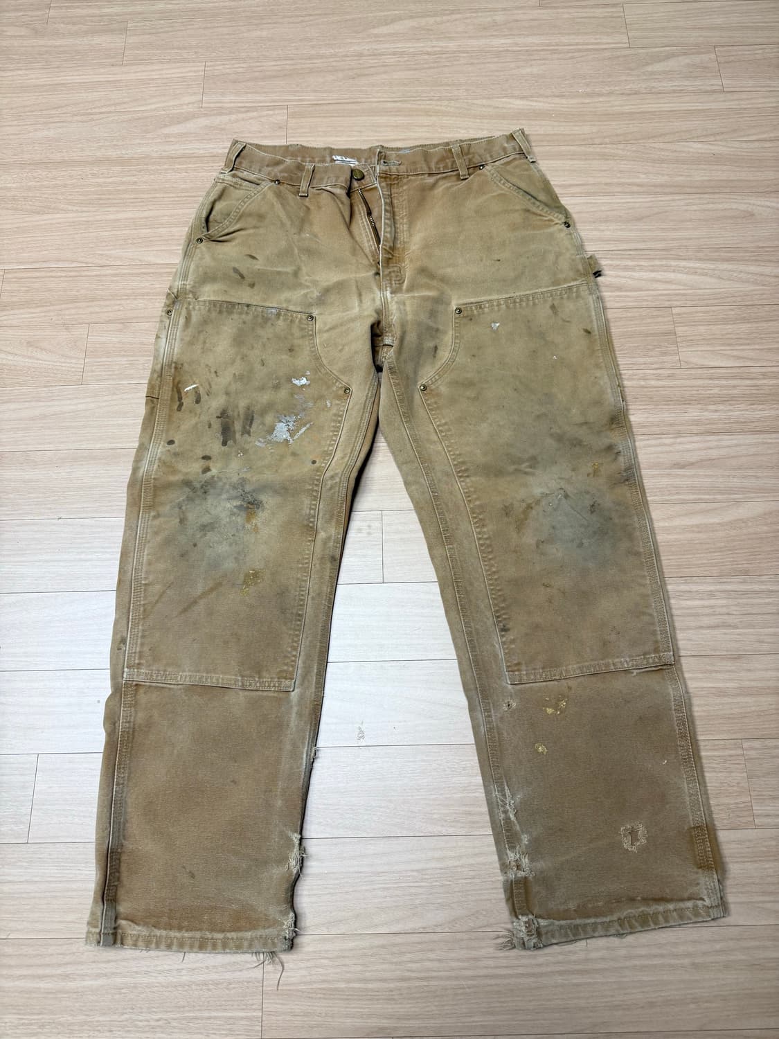 90s 빈티지 칼하트 더블니 팬츠 상품이미지1