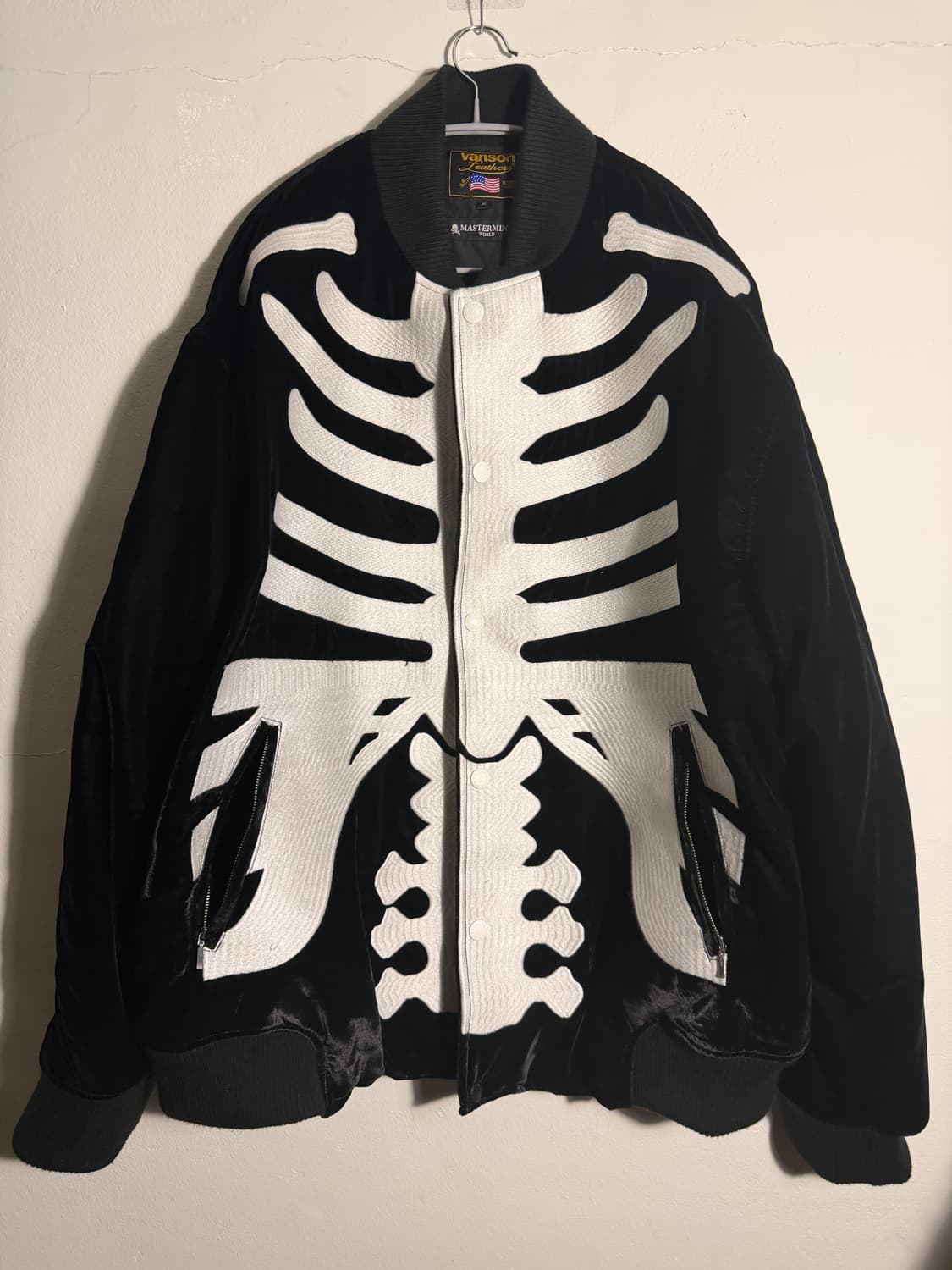 마스터마인드 월드 X 벤슨 벨벳 봄버 XL 상품이미지1