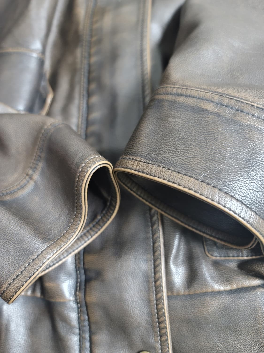 블루팝스 한국제작 a2 버핑가죽자켓 남성100정 상태굿 상품이미지3