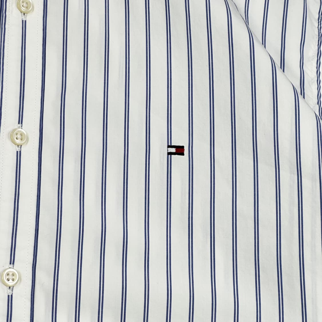 타미힐피거 플래그 뉴욕핏 스트라이프 셔츠 (XL) 상품이미지3