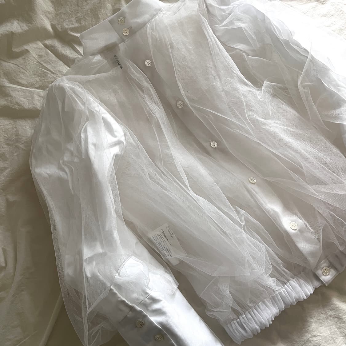 느와 케이 니노미야 튤 블라우스 상품이미지4