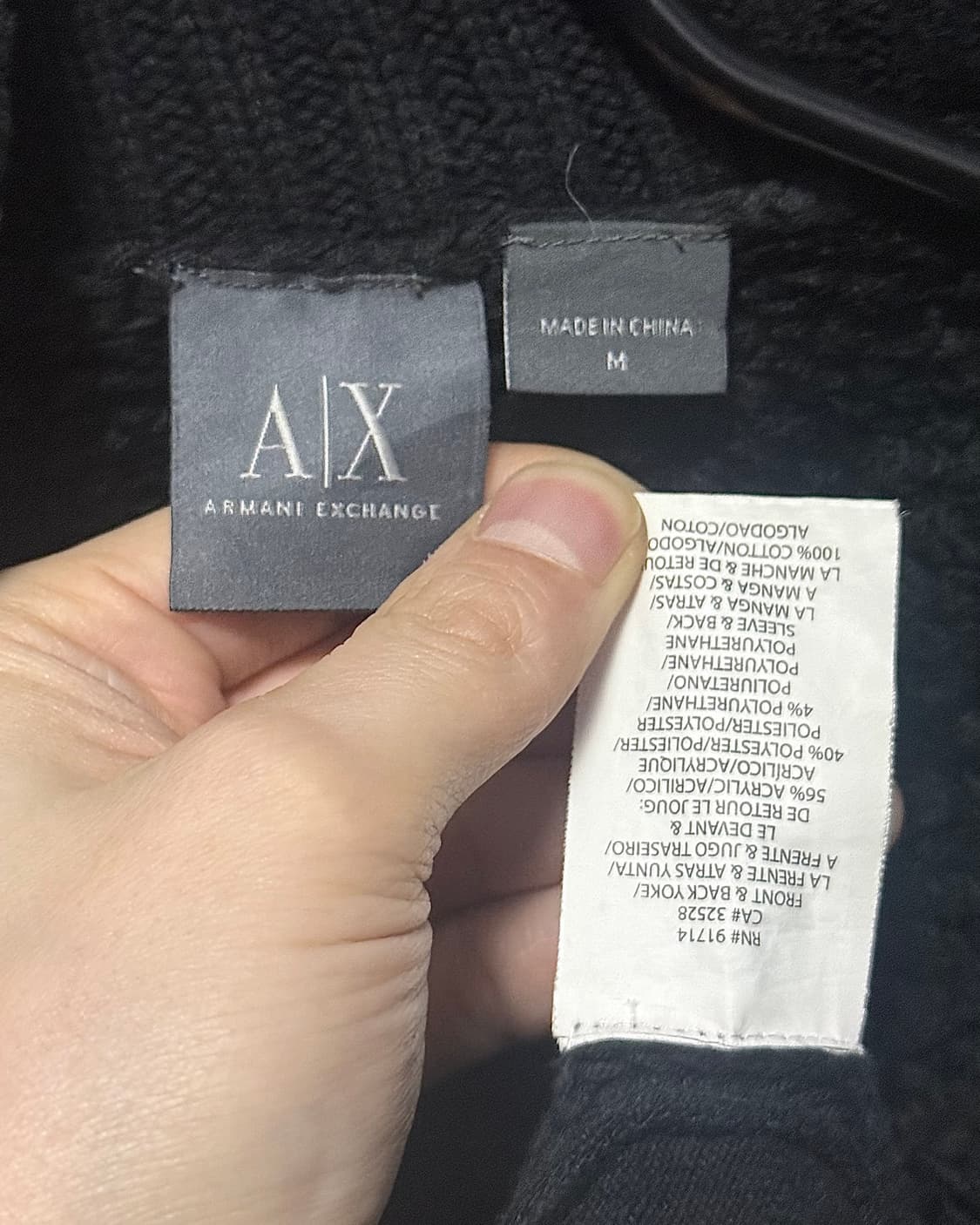 아르마니 블랙 레더 가죽 스웨터 니트 하이넥 가디건 집업 락 고스펑크 상품이미지10