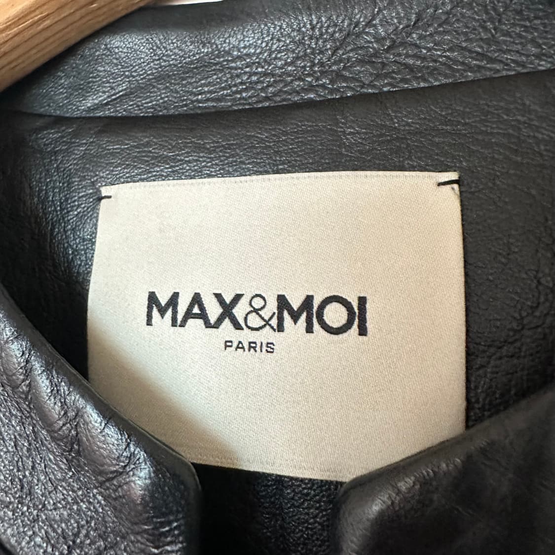 우먼66 max moi 양가죽 자켓 블랙 상품이미지3