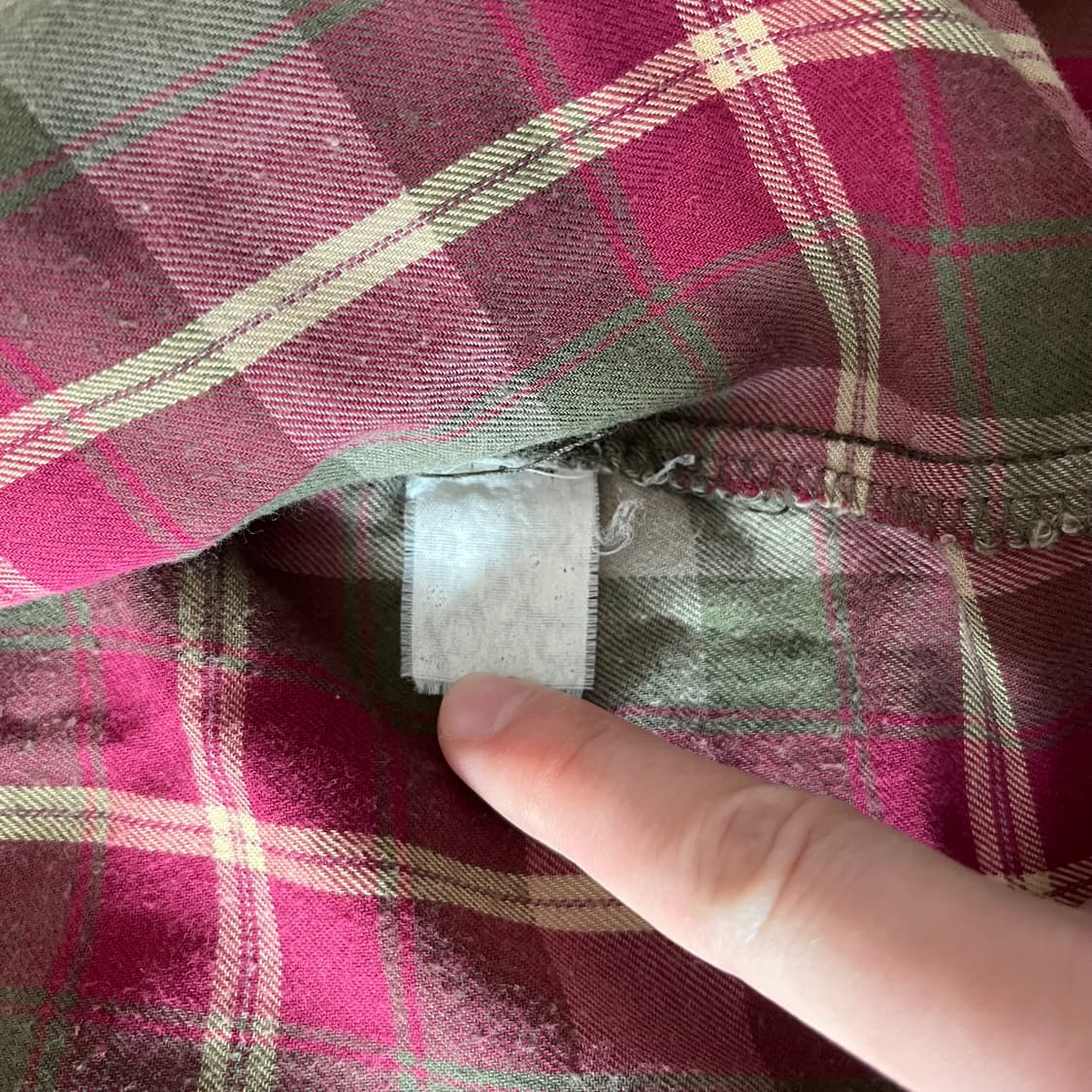 [L] 90s 빈티지 올드 스투시 체크 셔츠 상품이미지5