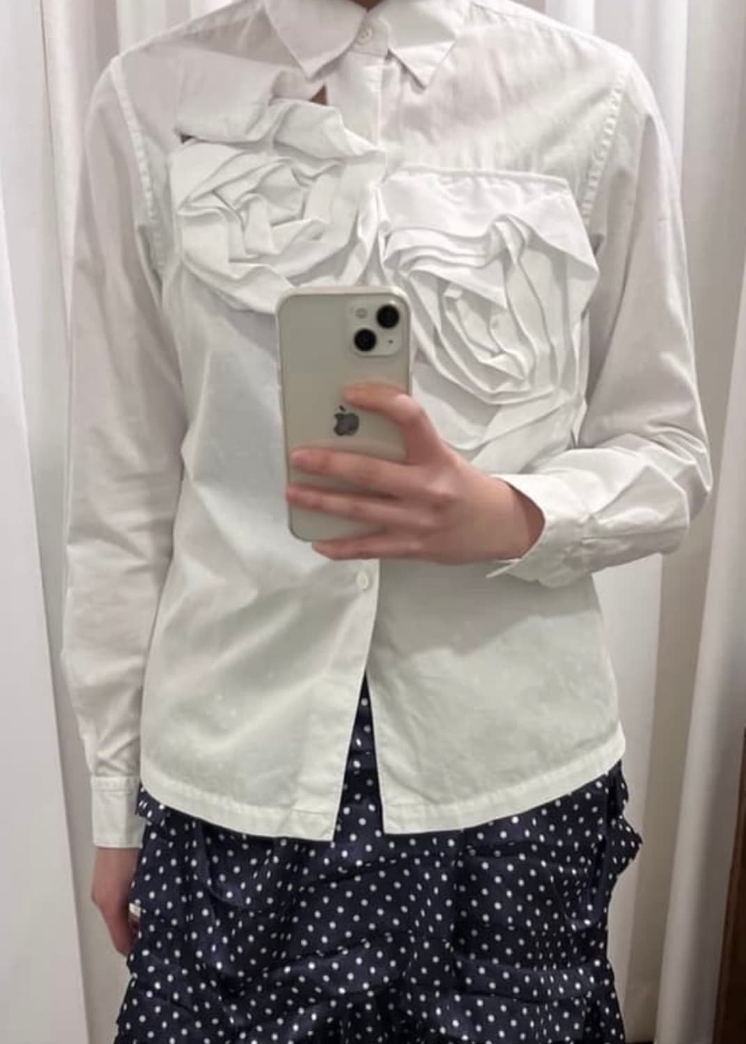 Comme des garcons Rose Motif Blouse 상품이미지5