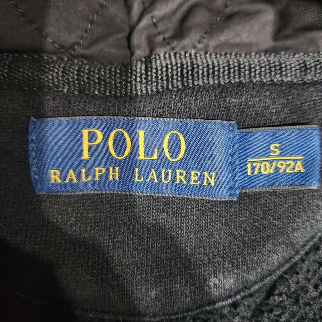 [남S]폴로랄프로렌 퀼팅배색 기모 후드 집업[Y5C-289] 상품이미지8