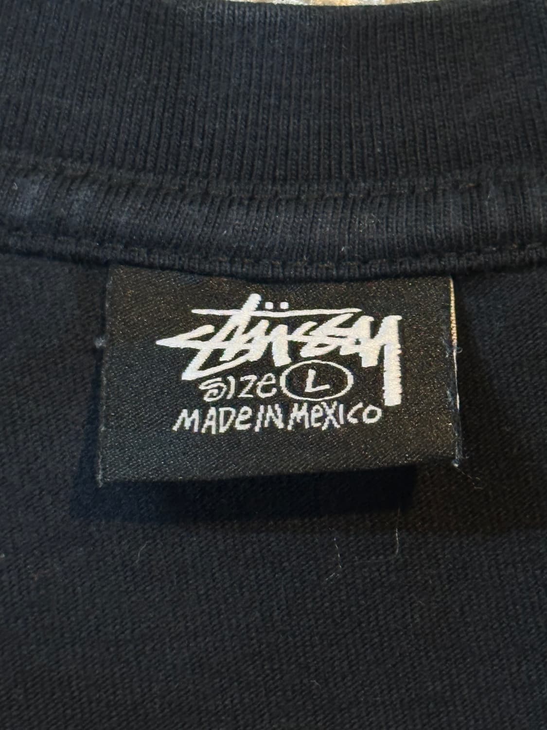 스투시 STUSSY 월드투어 반팔 티셔츠 블랙 상품이미지6