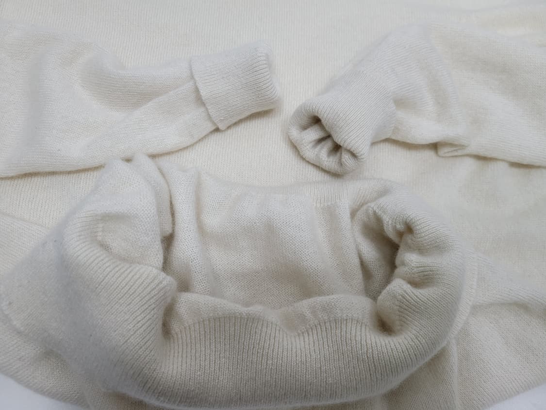 캐시미어 100% 무지 니트 / 여 M (FREE) 아이보리
 상품이미지6